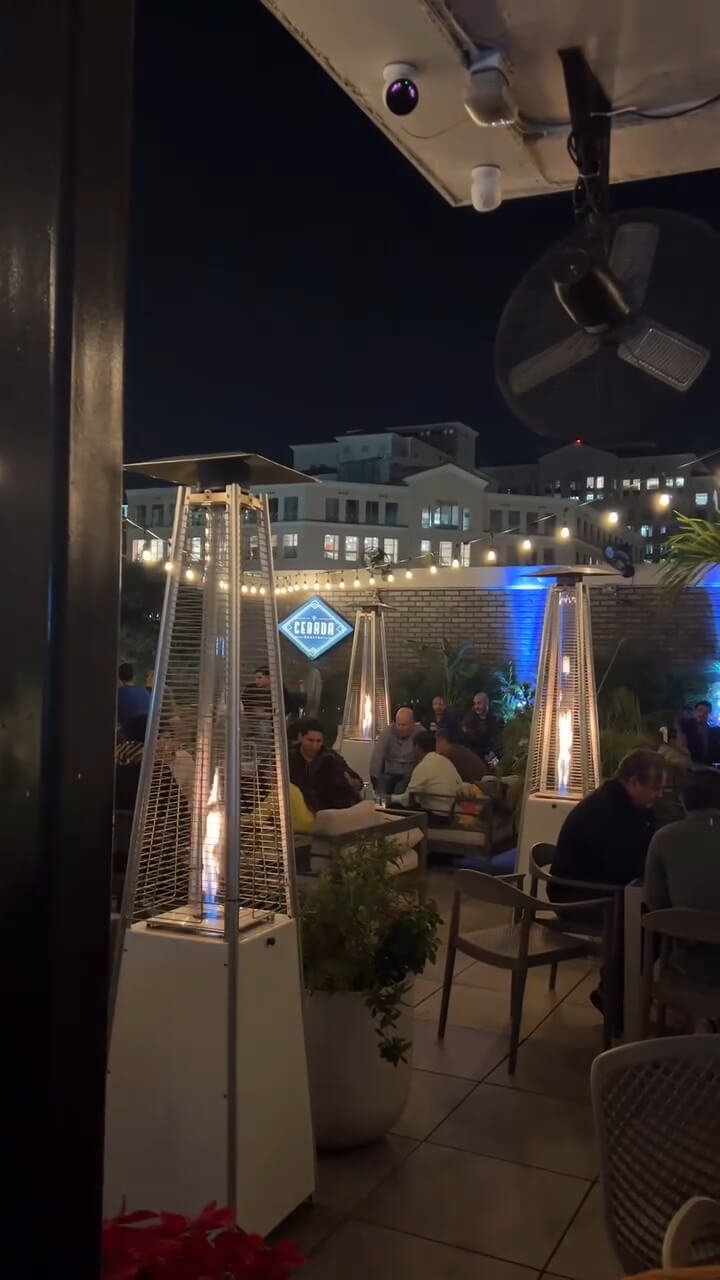 Cebada Rooftop at the Night